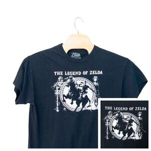 The Legend Of Zelda‎ Geeknet T-Shirt Mens XL Black Nintendo NES Gaming